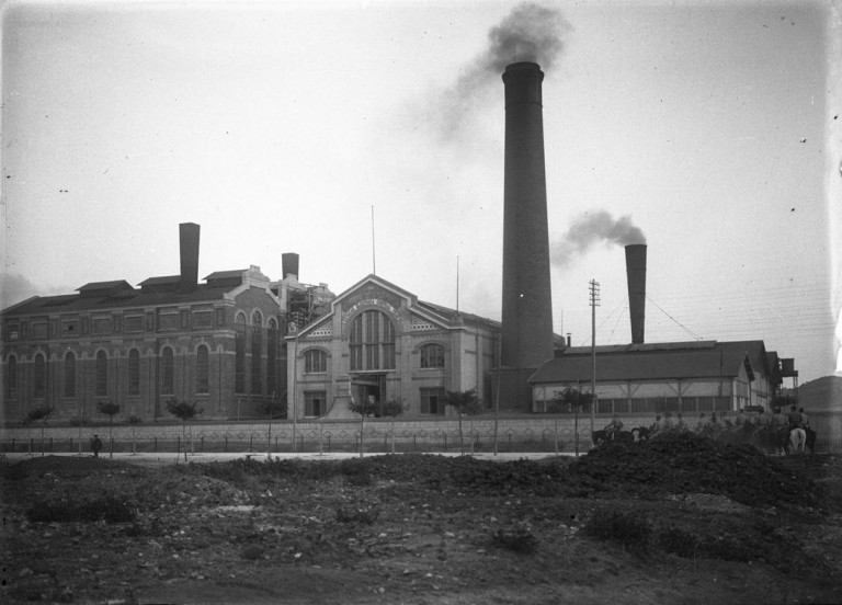 Centrale Tejo dans les annés 1910. Musée de l'Electricité