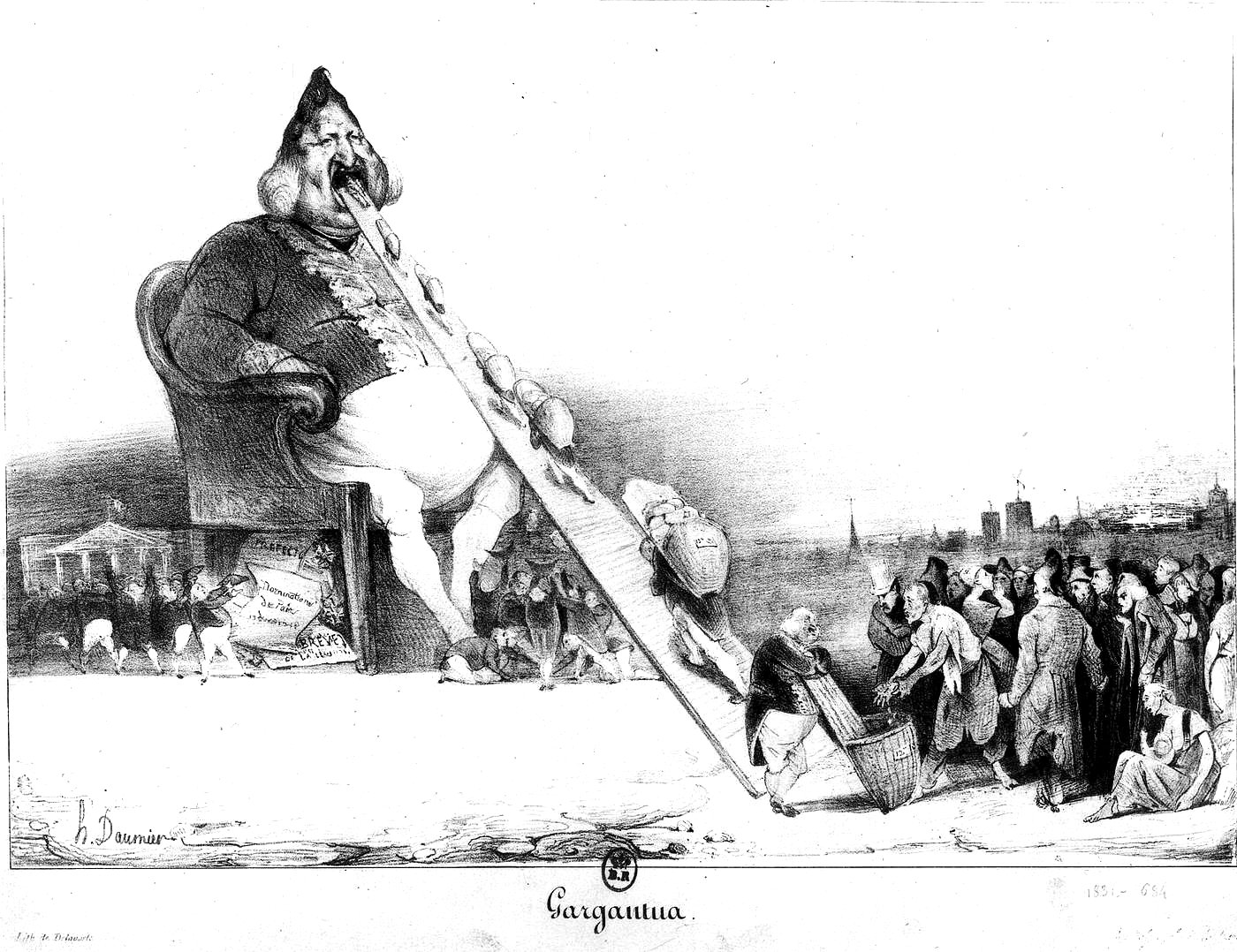 Gargantua, Honoré Daumier