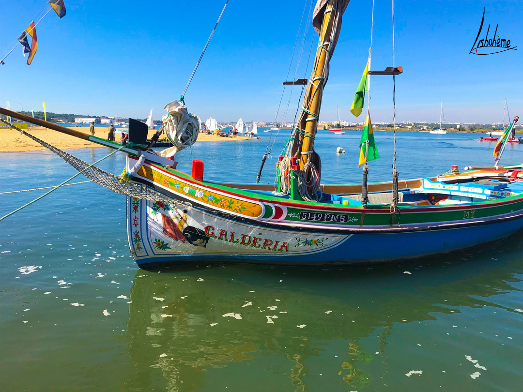 Chaloupe ou Bote de Fragata, bateau typique de l'estuaire du Tage