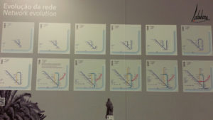 Evolution du réseau du métro, musée Carris
